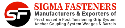 Sigma Fasteners Wedges and Barrels Anchor Grip Systems manufacturers exporters in India