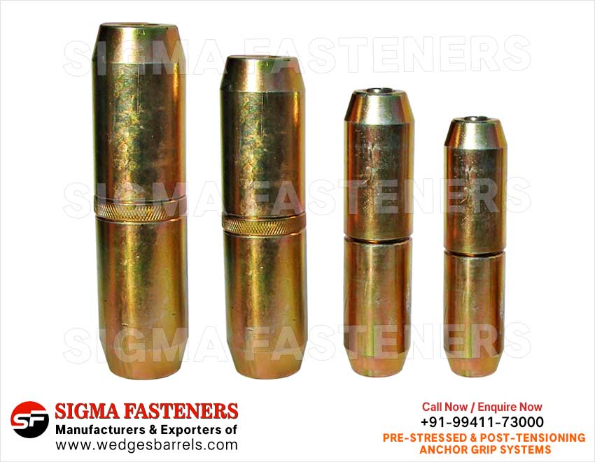 Wedge Couplers Manufacturers exporters in India Anchor Wedges Anchor Barrels Anchor Heads Wire Rope Grip Systems Suppleirs in India Ludhiana